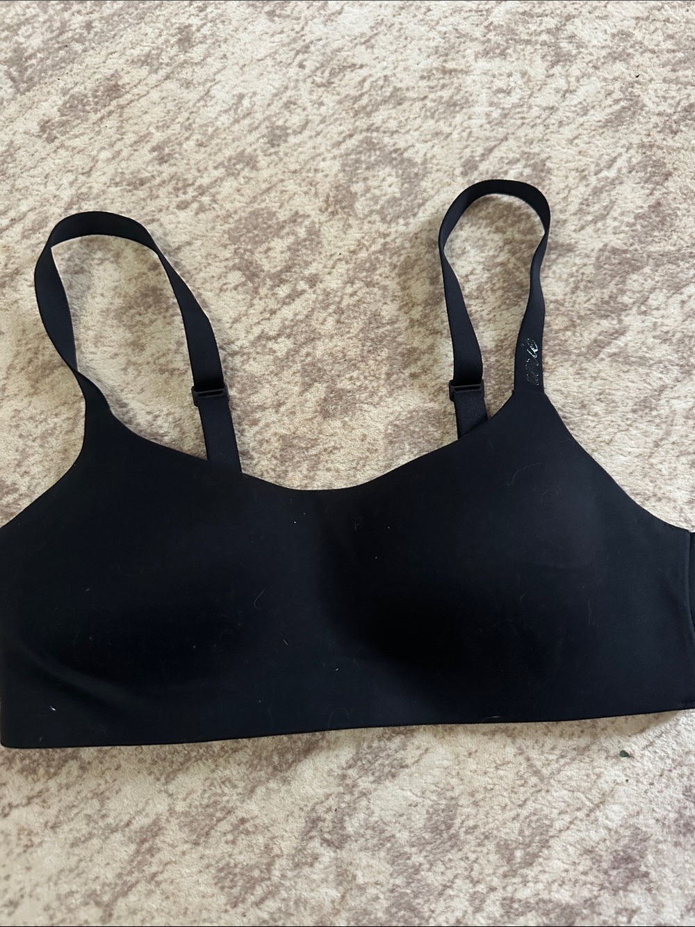 Aerie SMOOTHIEZ Wireless Bra Black XS lightly lined adjustable straps